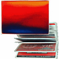 Red/Yellow/Green/Black 3D Lenticular ID / Credit Card Holder (Stock)